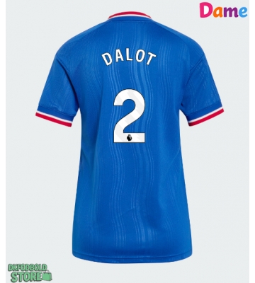 Manchester United Diogo Dalot #2 Replika Udebanetrøje Dame 2026-27 Kortærmet